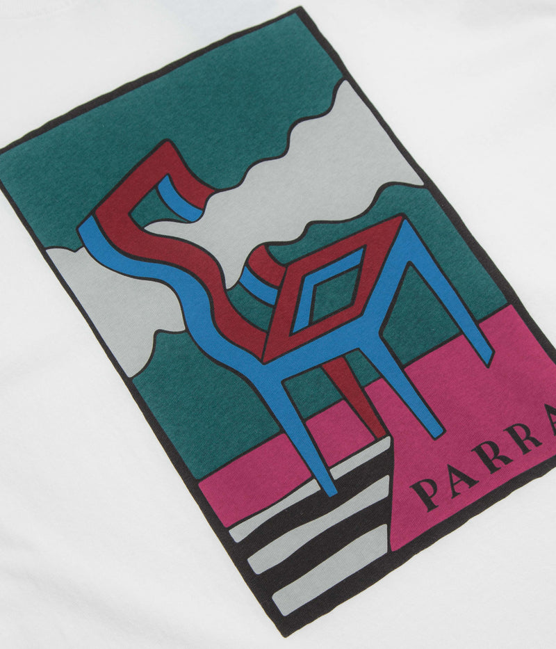by Parra Smoke Chair T-Shirt in White