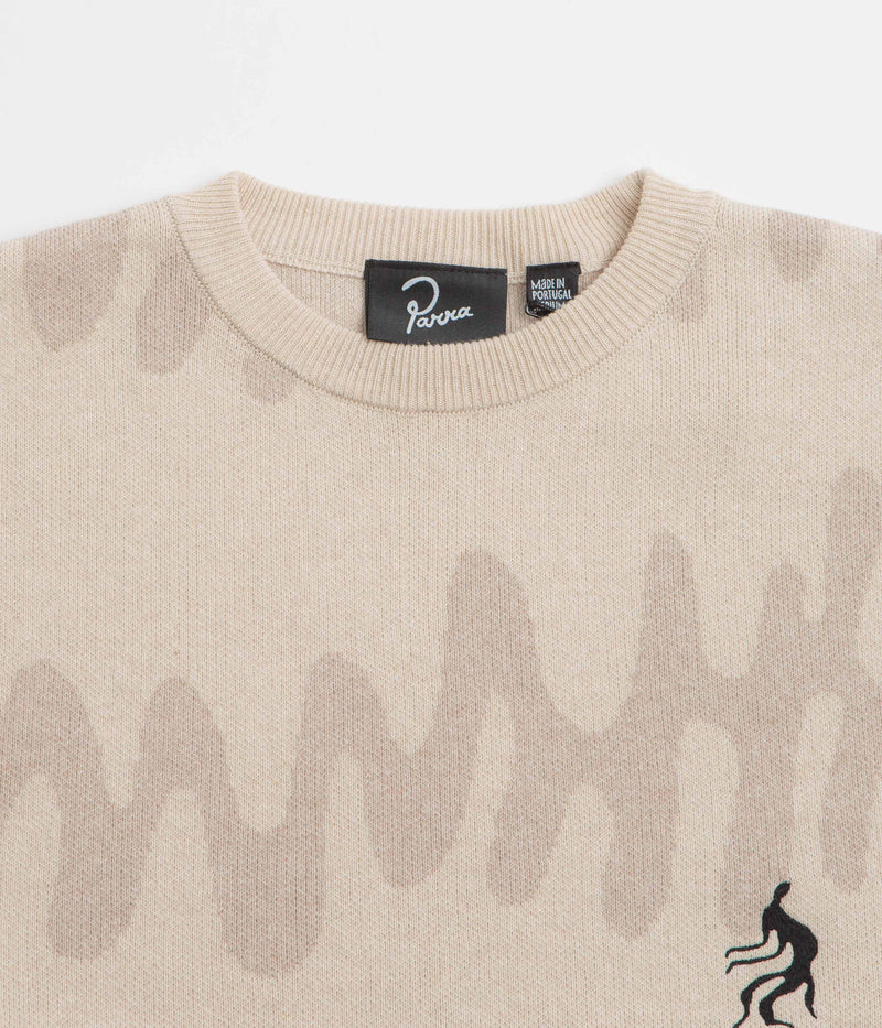 by Parra Static Stalker Sweatshirt in Sand