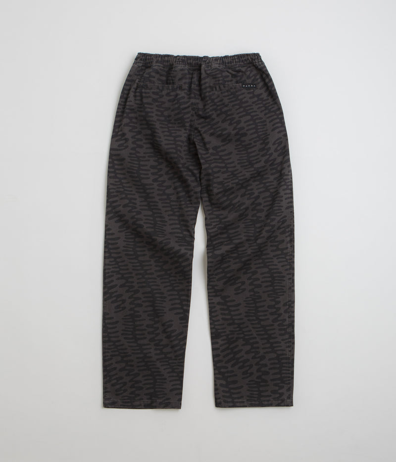 by Parra Stitched Skull Pants in Washed Grey