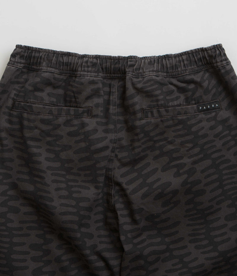 by Parra Stitched Skull Pants in Washed Grey