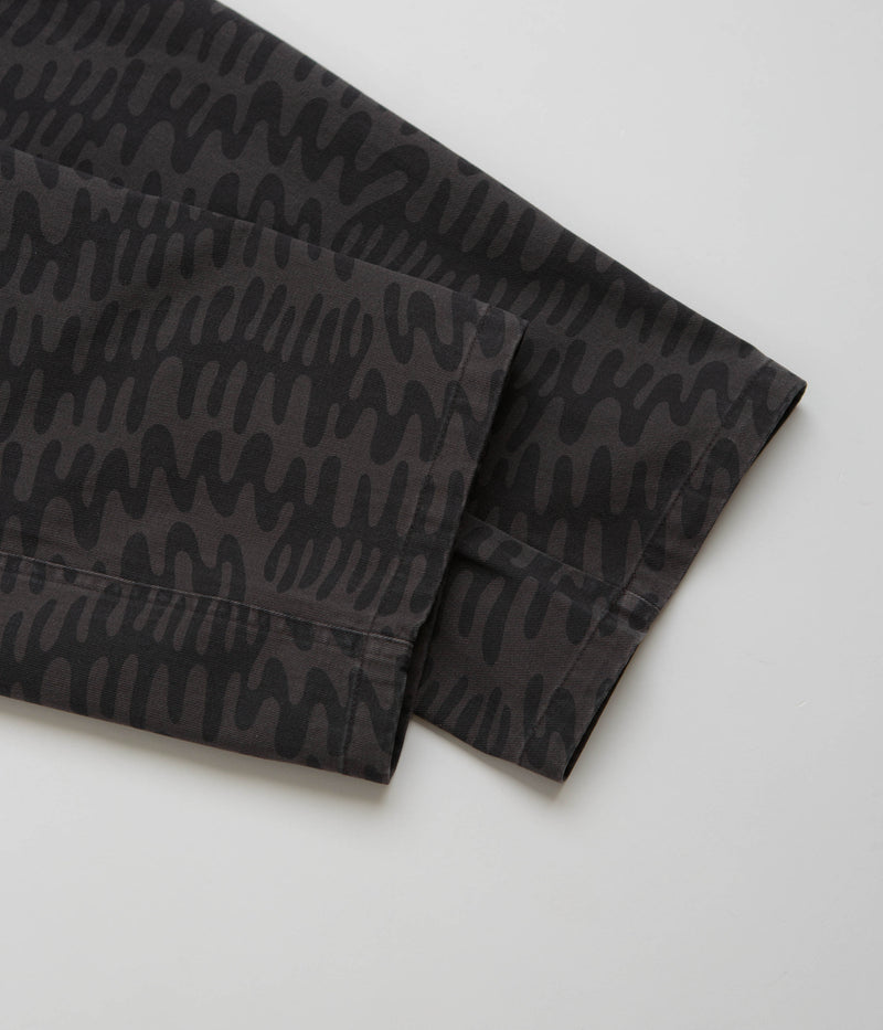 by Parra Stitched Skull Pants in Washed Grey