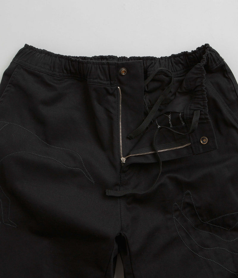 by Parra Stitched Up Duck Pants in Black and Black