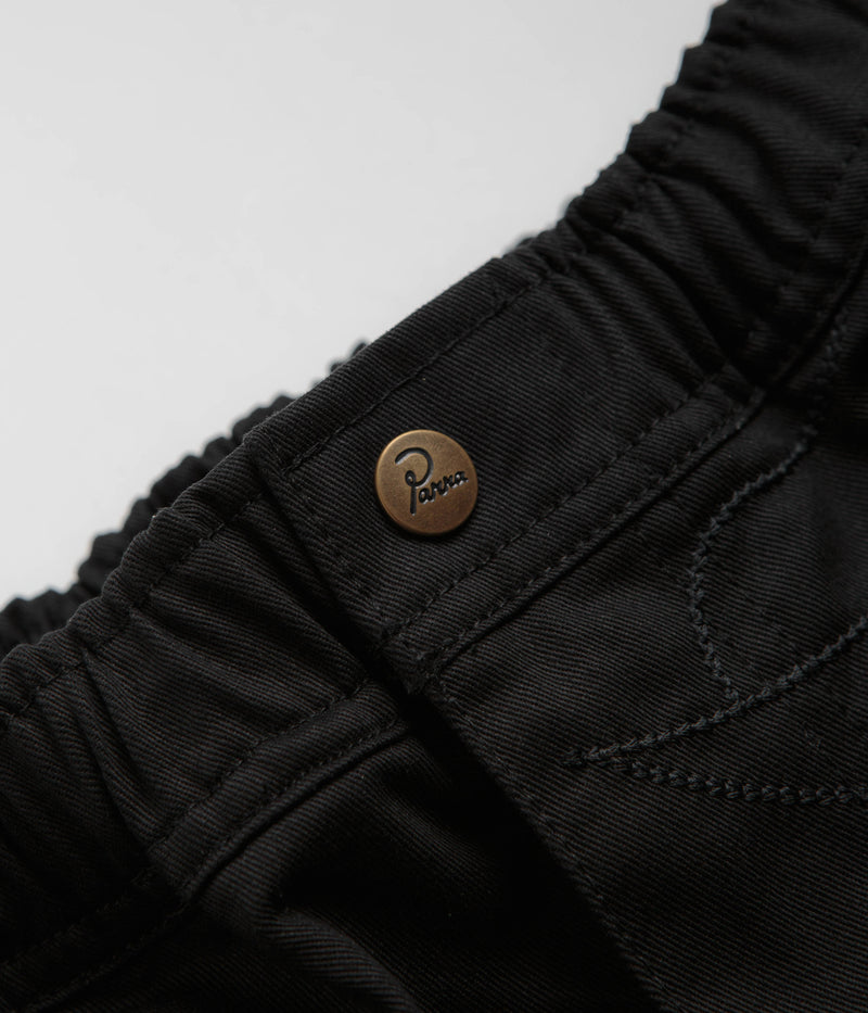 by Parra Stitched Up Duck Pants in Black and Black