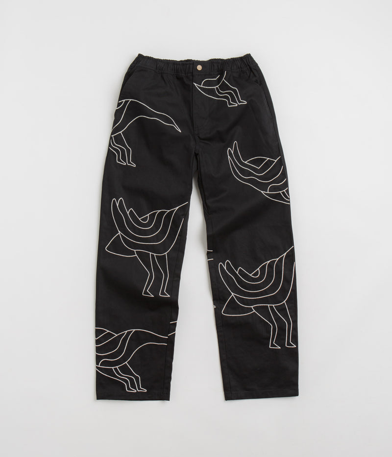 by Parra Stitched Up Duck Pants in Black