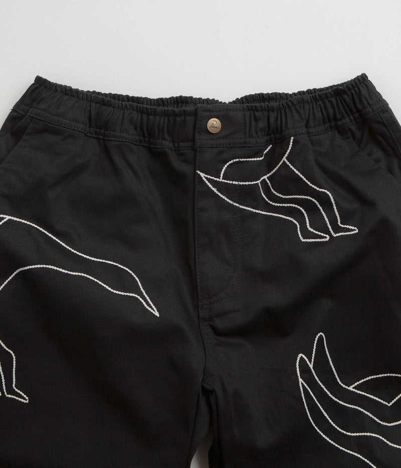 by Parra Stitched Up Duck Pants in Black