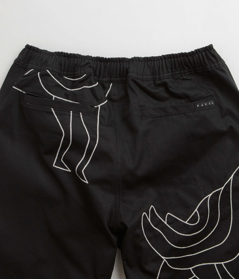 by Parra Stitched Up Duck Pants in Black