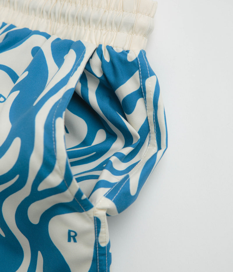 by Parra The Blob Swim Shorts in Blue