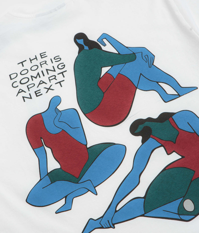 by Parra The Broken Door T-Shirt in White
