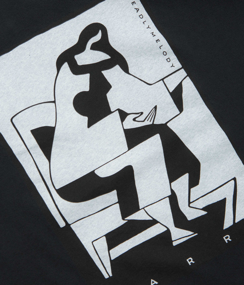 by Parra The Confession T-Shirt in Washed Black