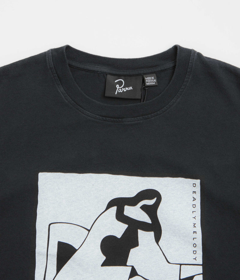 by Parra The Confession T-Shirt in Washed Black