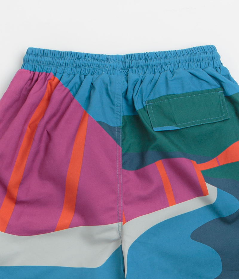 by Parra The Festival Fence Swim Shorts in Blue