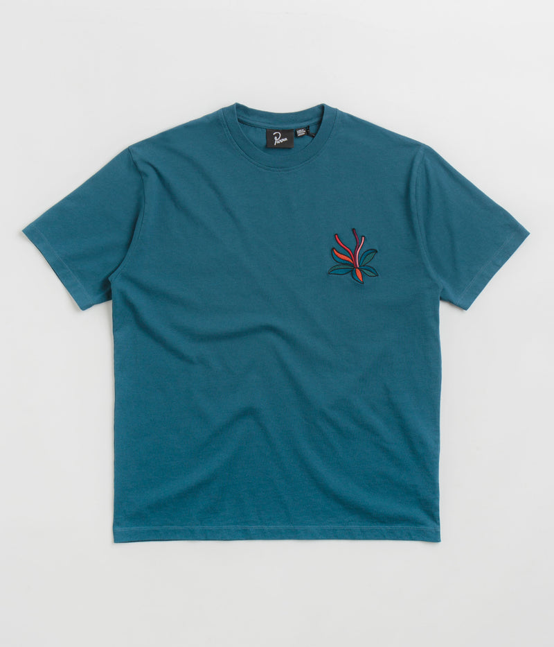 by Parra The Stand Off T-Shirt in Deep Sea Green