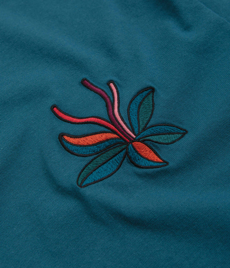 by Parra The Stand Off T-Shirt in Deep Sea Green