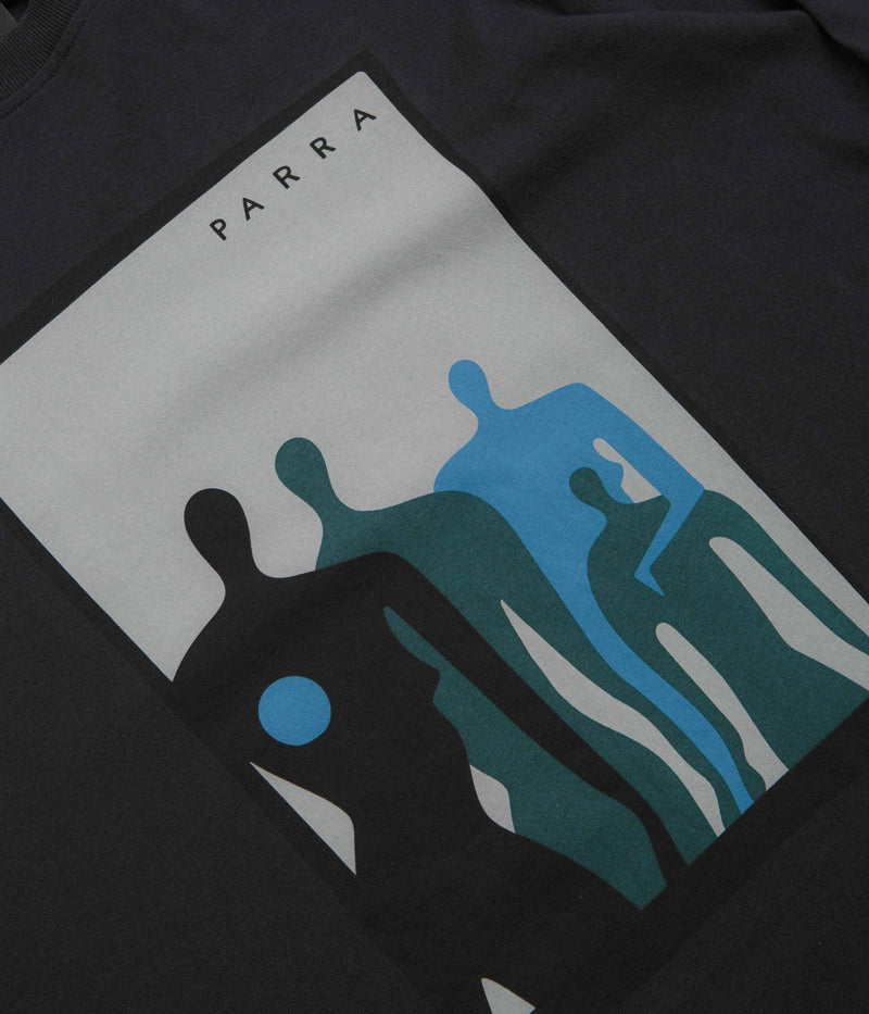 by Parra The Visitors Long Sleeve T-Shirt in Black