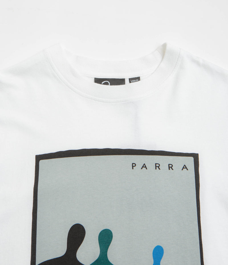 by Parra The Visitors Long Sleeve T-Shirt in White
