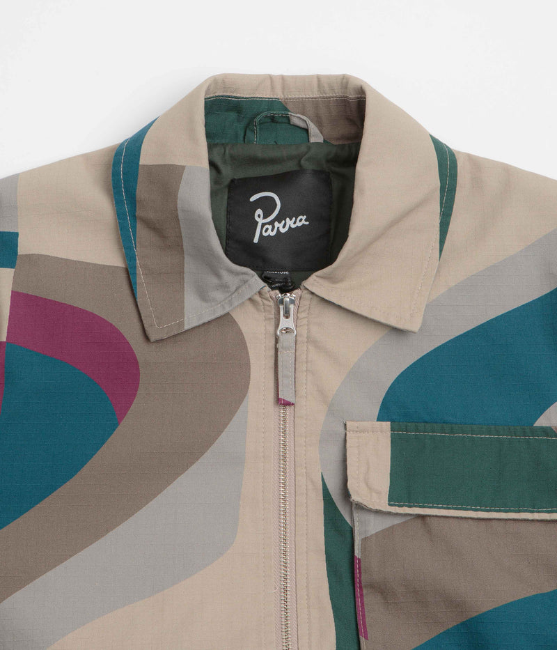 by Parra The Wall Camo Jacket in Sand