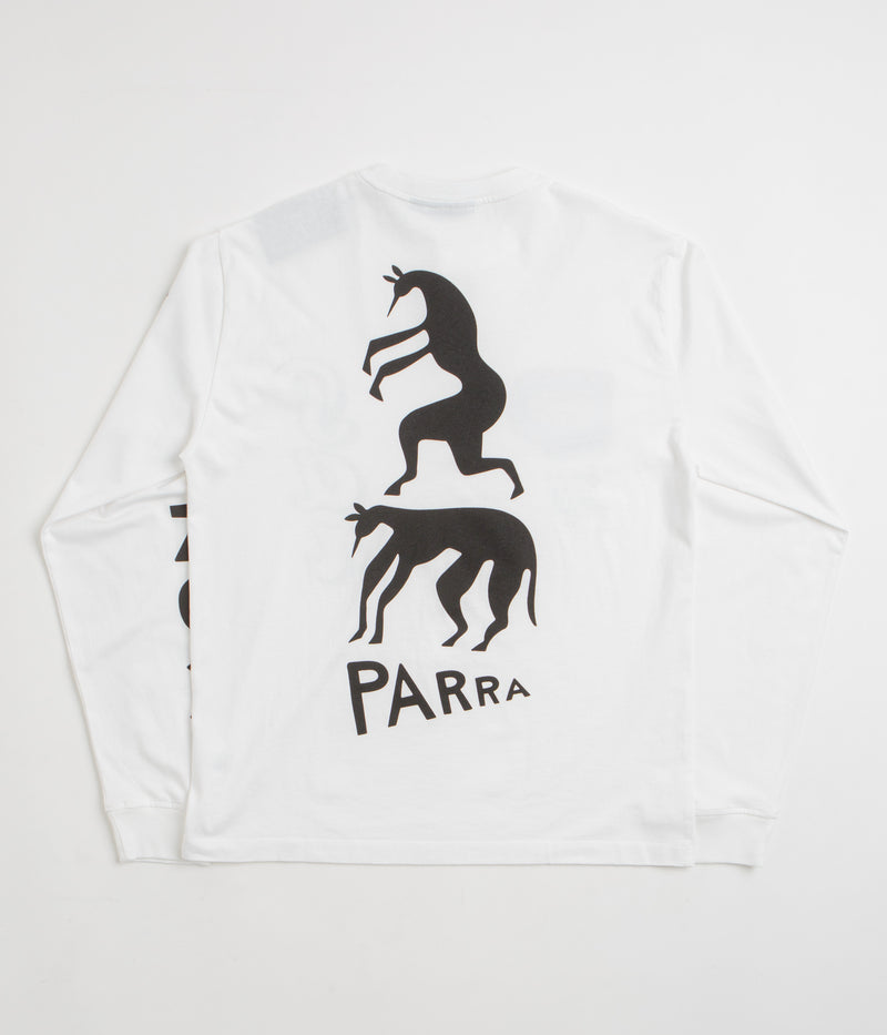by Parra There Will Be Not Long Sleeve T-Shirt in White