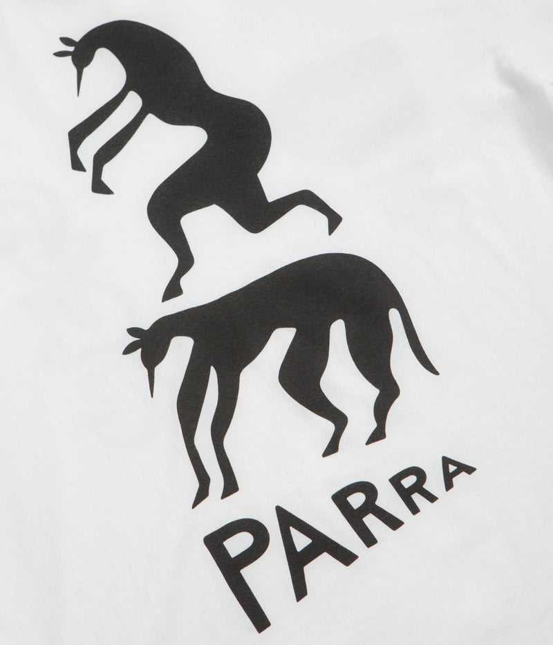 by Parra There Will Be Not Long Sleeve T-Shirt in White