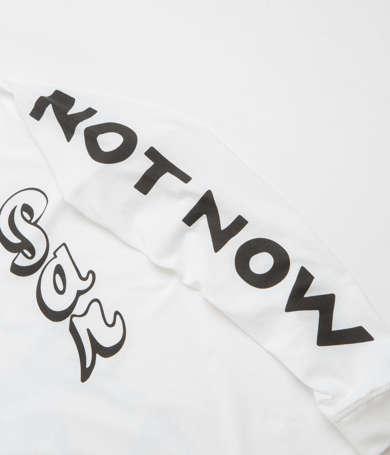 by Parra There Will Be Not Long Sleeve T-Shirt in White