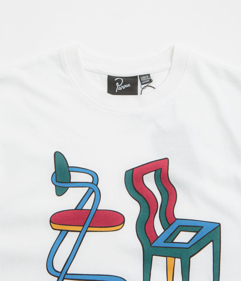 by Parra Unreasonable Chairs T-Shirt in White