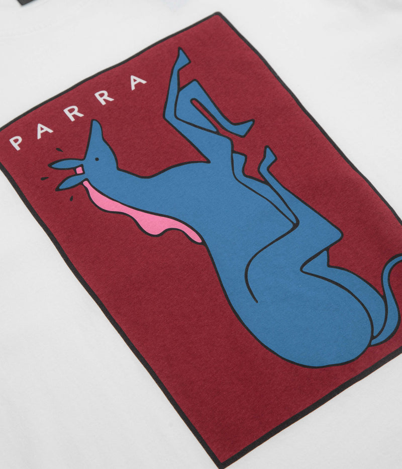 by Parra Vertical Horse T-Shirt in White