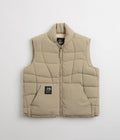 by Parra Waved Alien Puffer Vest in Tan