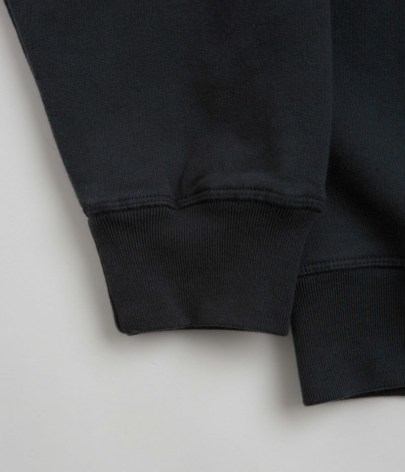 by Parra Weird Trad Logo Crewneck Sweatshirt in Dark Navy