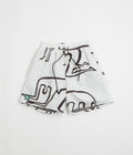 by Parra Yoga Walks Swim Shorts in White