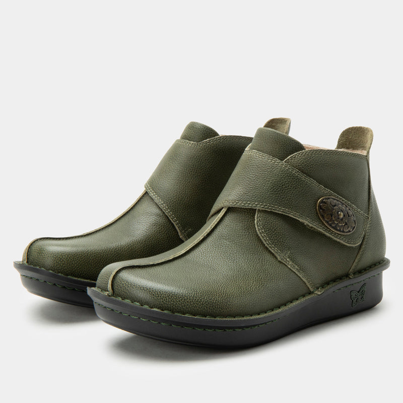Caiti Avocado Boot | Alegria Shoes