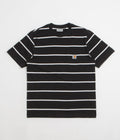 Carhartt Aiken Pocket T-Shirt in Aiken Stripe and Black