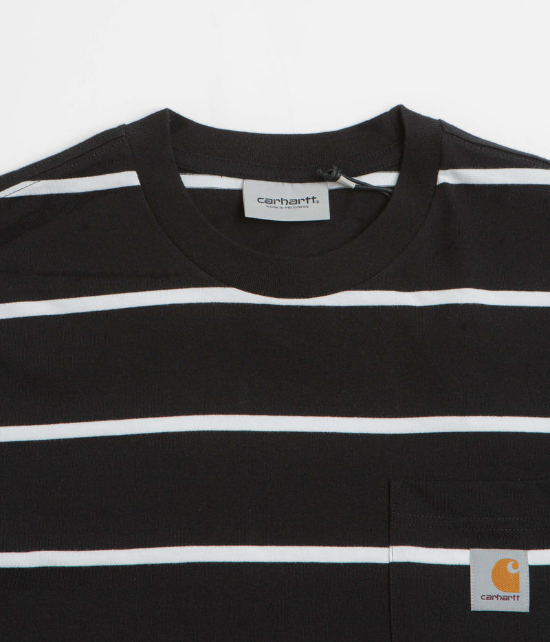 Carhartt Aiken Pocket T-Shirt in Aiken Stripe and Black