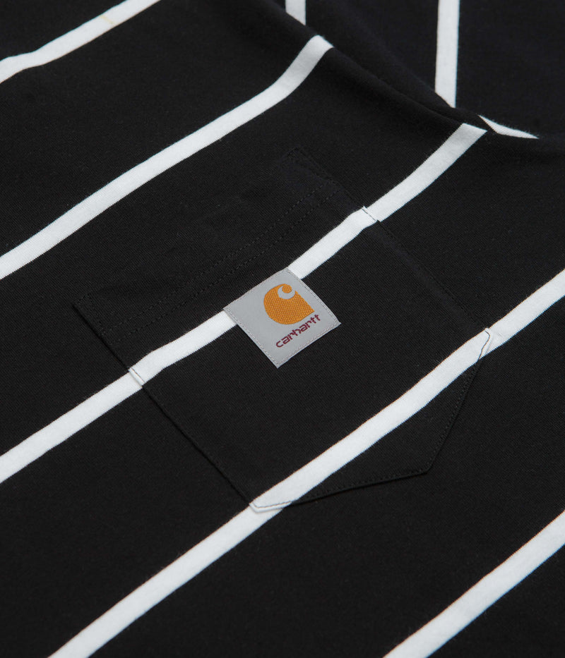 Carhartt Aiken Pocket T-Shirt in Aiken Stripe and Black