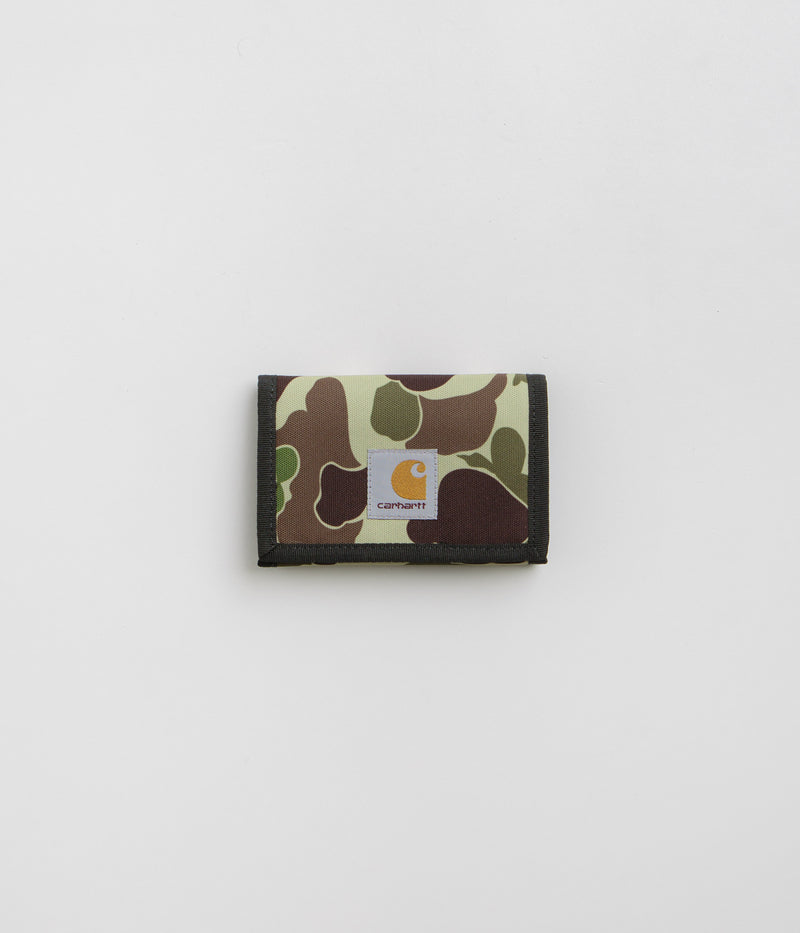 Carhartt Alec Wallet in Camo Duck and Green