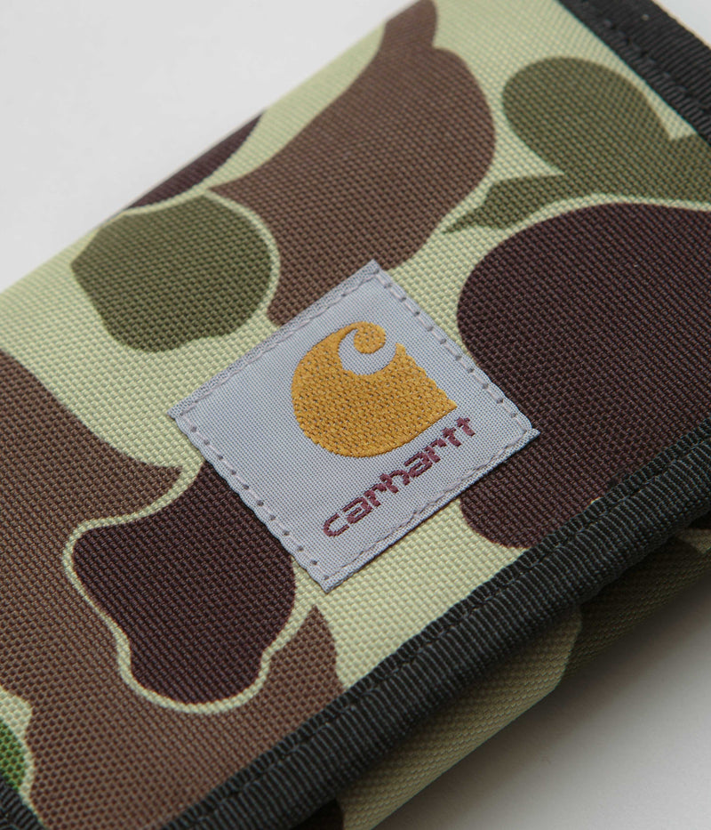 Carhartt Alec Wallet in Camo Duck and Green