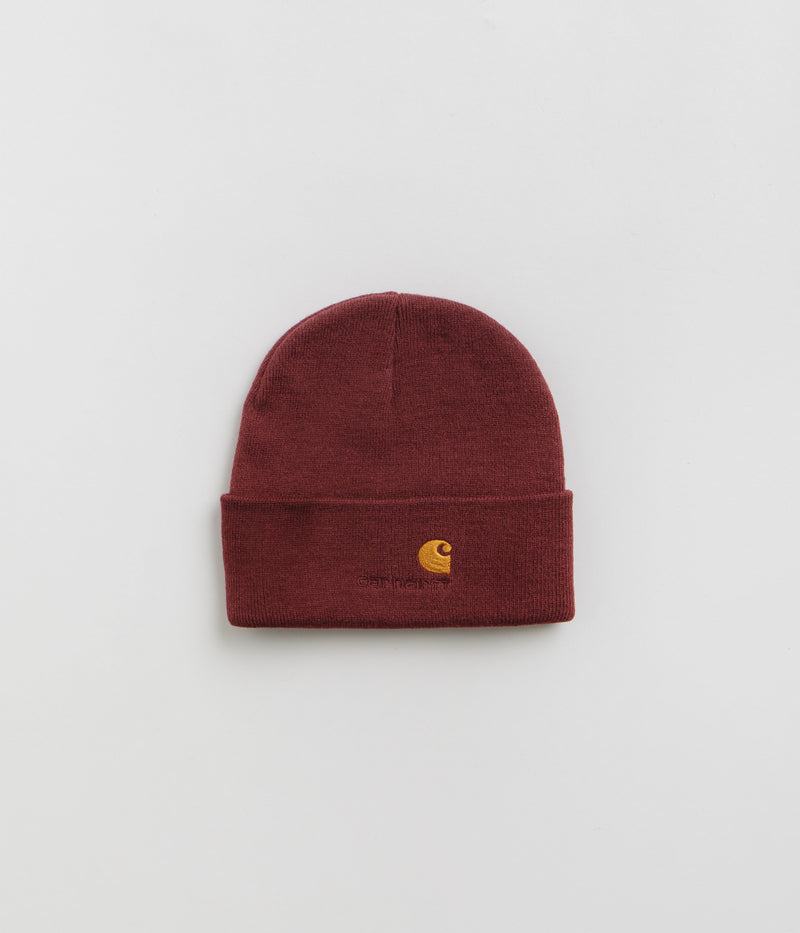 Carhartt American Script Beanie in Malbec