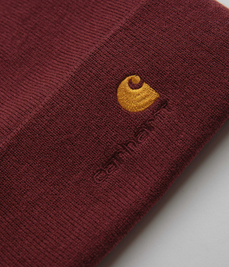 Carhartt American Script Beanie in Malbec