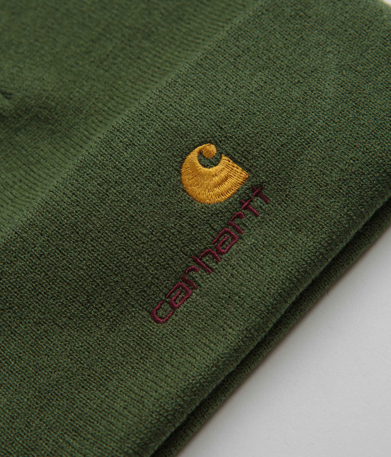 Carhartt American Script Beanie in Tarragon