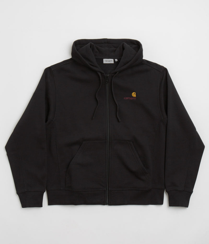 Carhartt American Script Hooded Jacket in Black