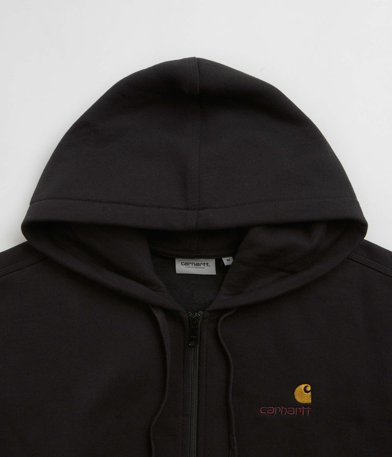 Carhartt American Script Hooded Jacket in Black