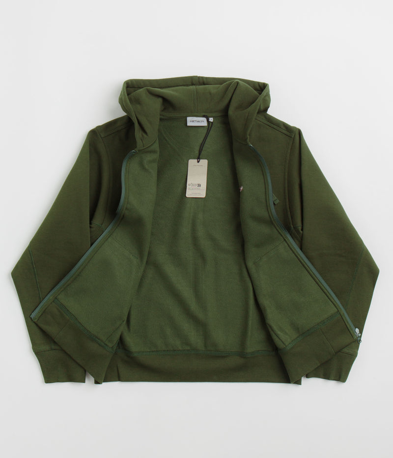 Carhartt American Script Hooded Jacket in Tarragon
