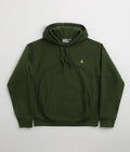Carhartt American Script Hoodie in Tarragon