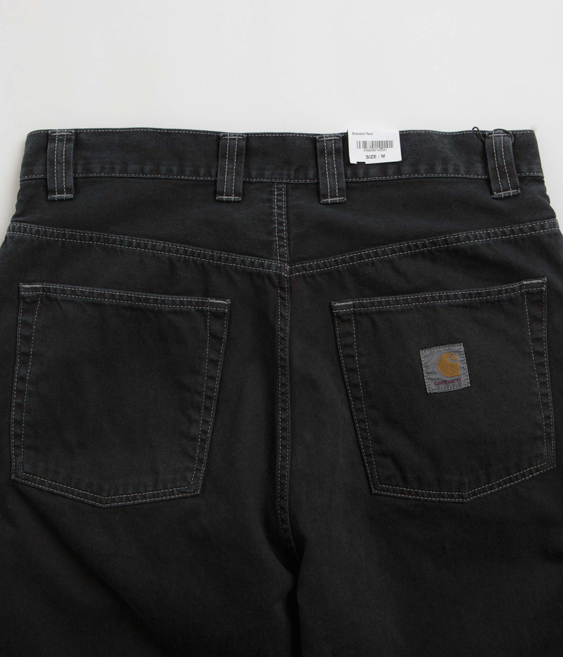 Carhartt Brandon Denim Pants in Black Stone Dyed