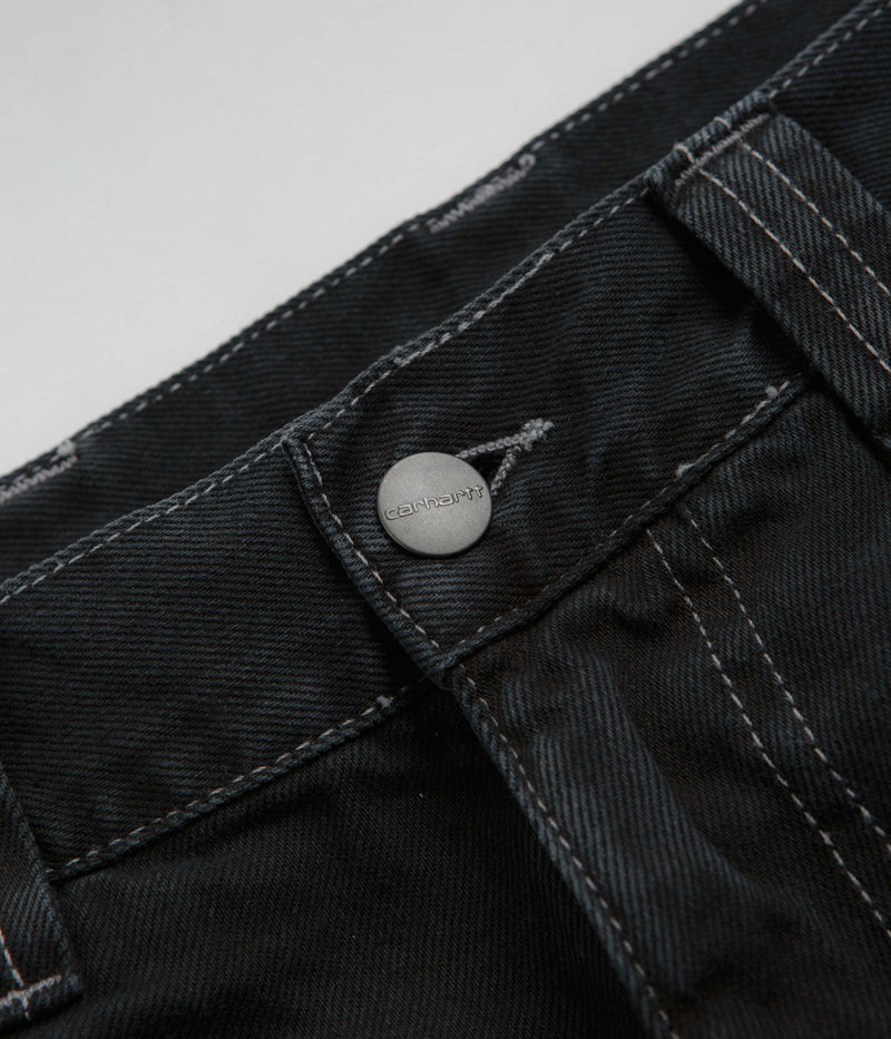 Carhartt Brandon Denim Pants in Black Stone Dyed