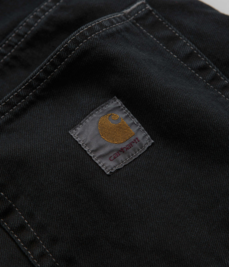 Carhartt Brandon Denim Pants in Black Stone Dyed