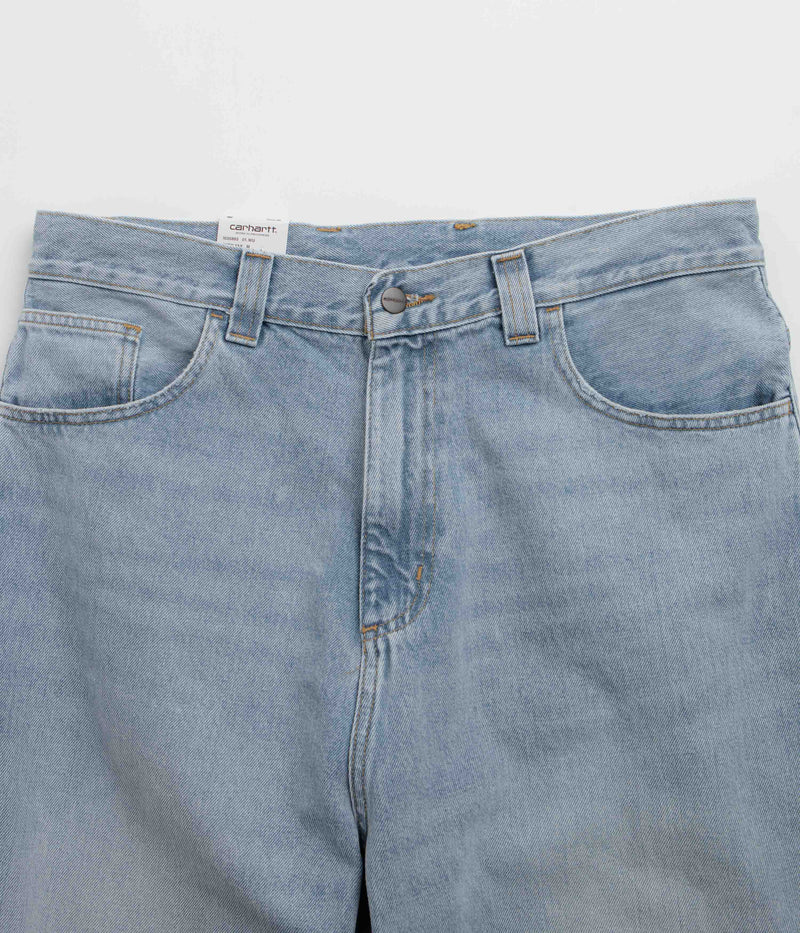 Carhartt Brandon Pants in Blue Heavy Worn Bleached