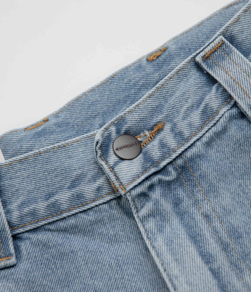 Carhartt Brandon Pants in Blue Heavy Worn Bleached