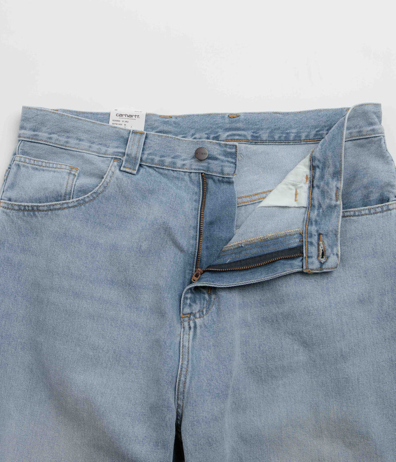 Carhartt Brandon Pants in Blue Heavy Worn Bleached
