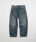 Carhartt Brandon Pants in Blue Worn Used Wash