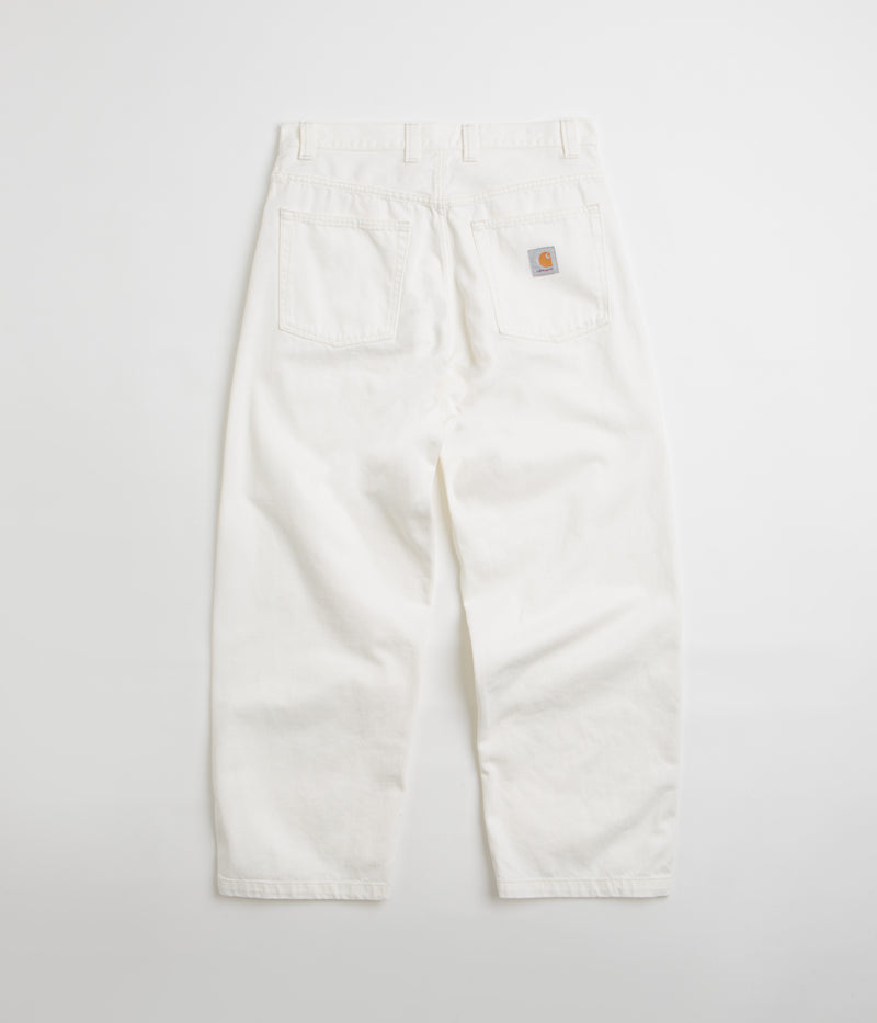 Carhartt Brandon Pants in White Rinsed