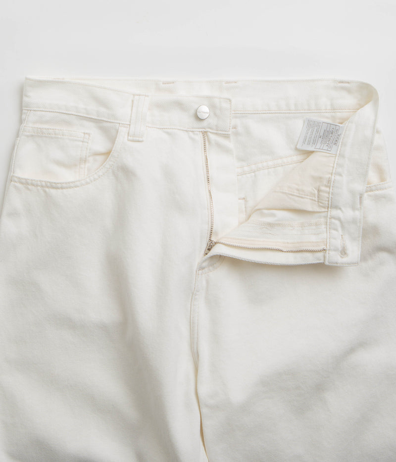 Carhartt Brandon Pants in White Rinsed